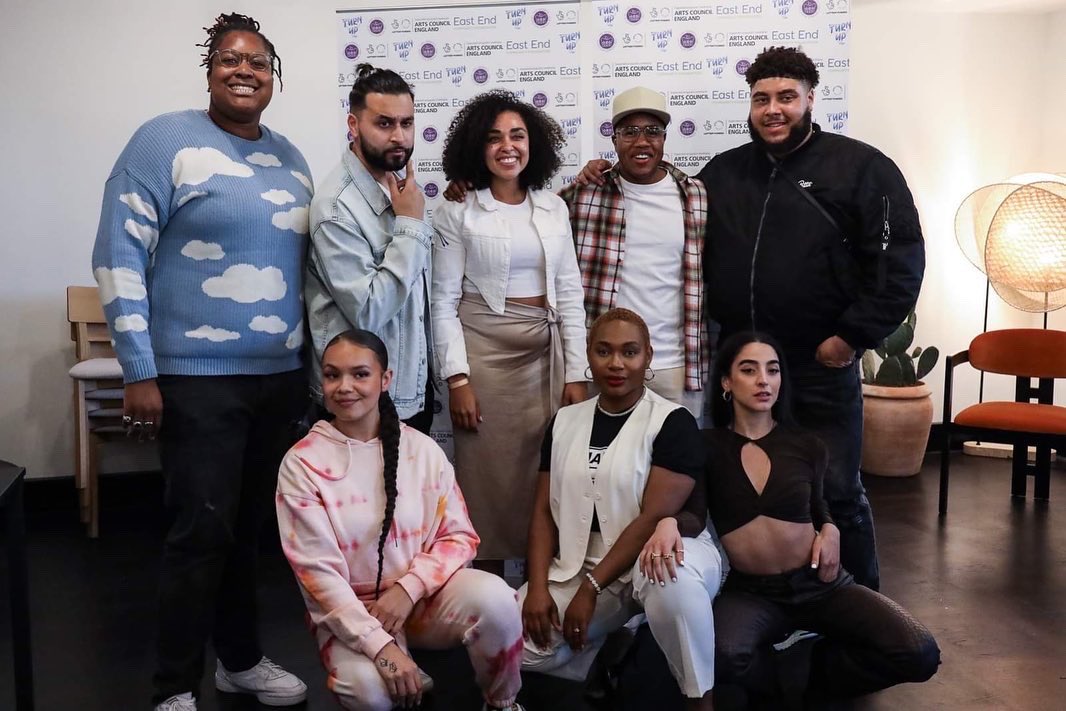 TurnUpBC's tweet photo. A HUGE THANK YOU to each and every single one of our panelists that took part in our Creative Panel Talk. 

All was told from the ups and downs to life lasting advice, we cannot thank them enough for making this event special ❤️

#PlatinumJubilee #CreativeJubilee #LottoGoodCauses https://t.co/w9Gm3o7VLt