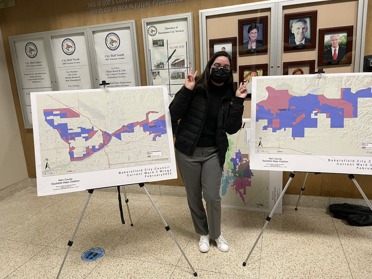 ChicanoGis's tweet image. See you all @EsriUC #MappingPower ¡Si Se Puede! Bakersfield City Council Ward 3 gerrymandered wings have been clipped. @JakaraMovement @EquitableMaps