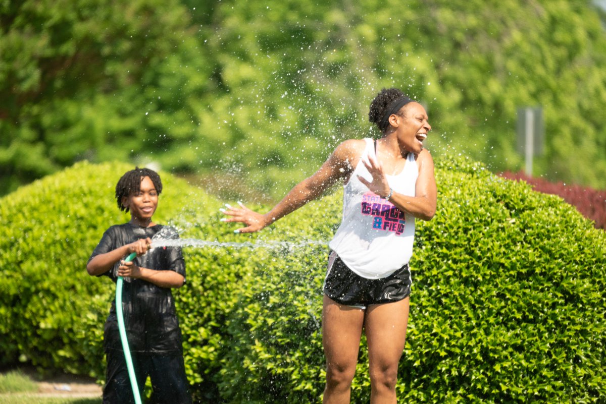 BCDI_G's tweet photo. Ms. Kianna, our Bridge at Windsor Site Lead, didn't stand a chance😆!! The students had a great time celebrating the end of the school year with a little fun in the sun! https://t.co/pVMYI3tvMR