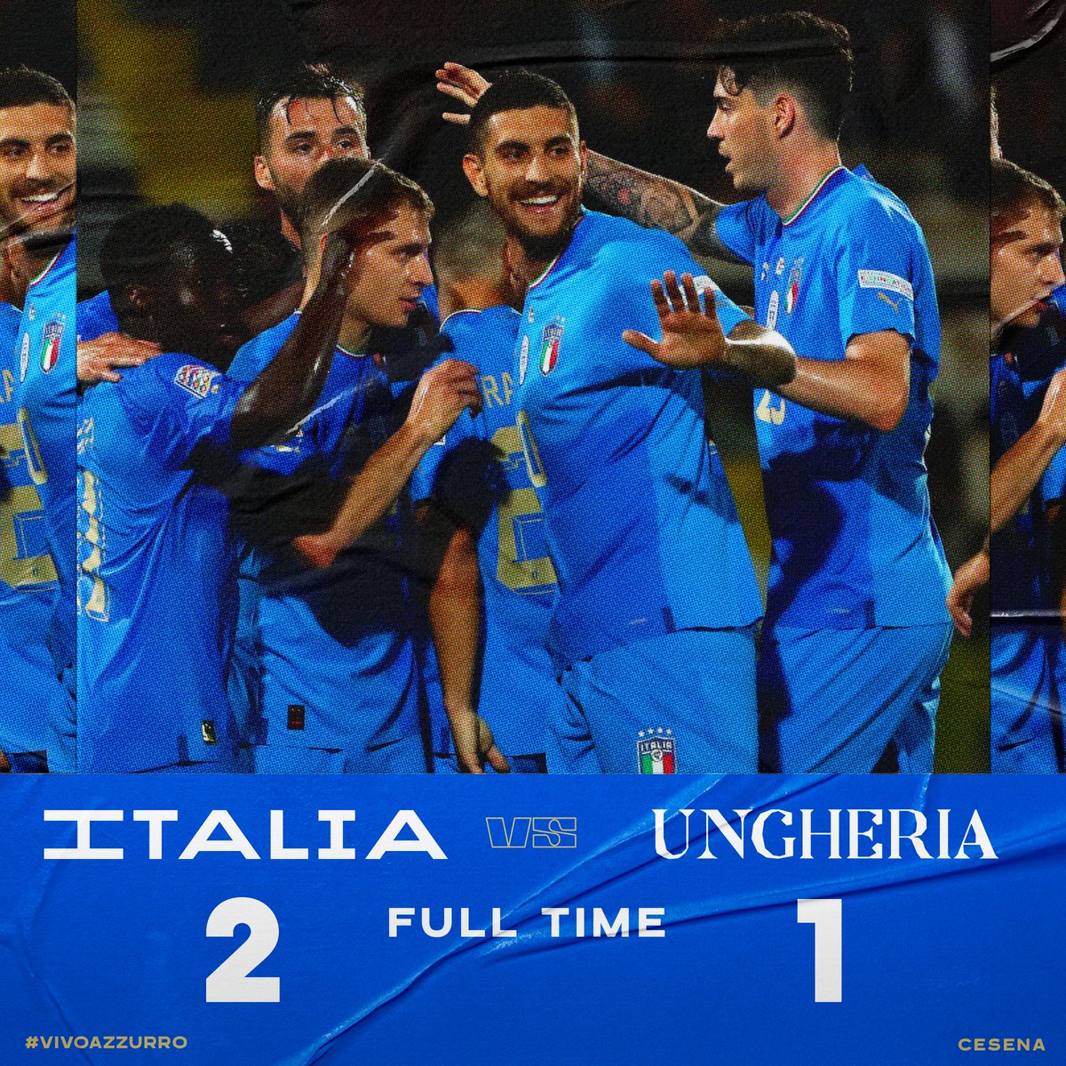 #NationsLeague 

⏱️ FT - Three points in Cesena 🙌

#ITAHUN #Azzurri #VivoAzzurro