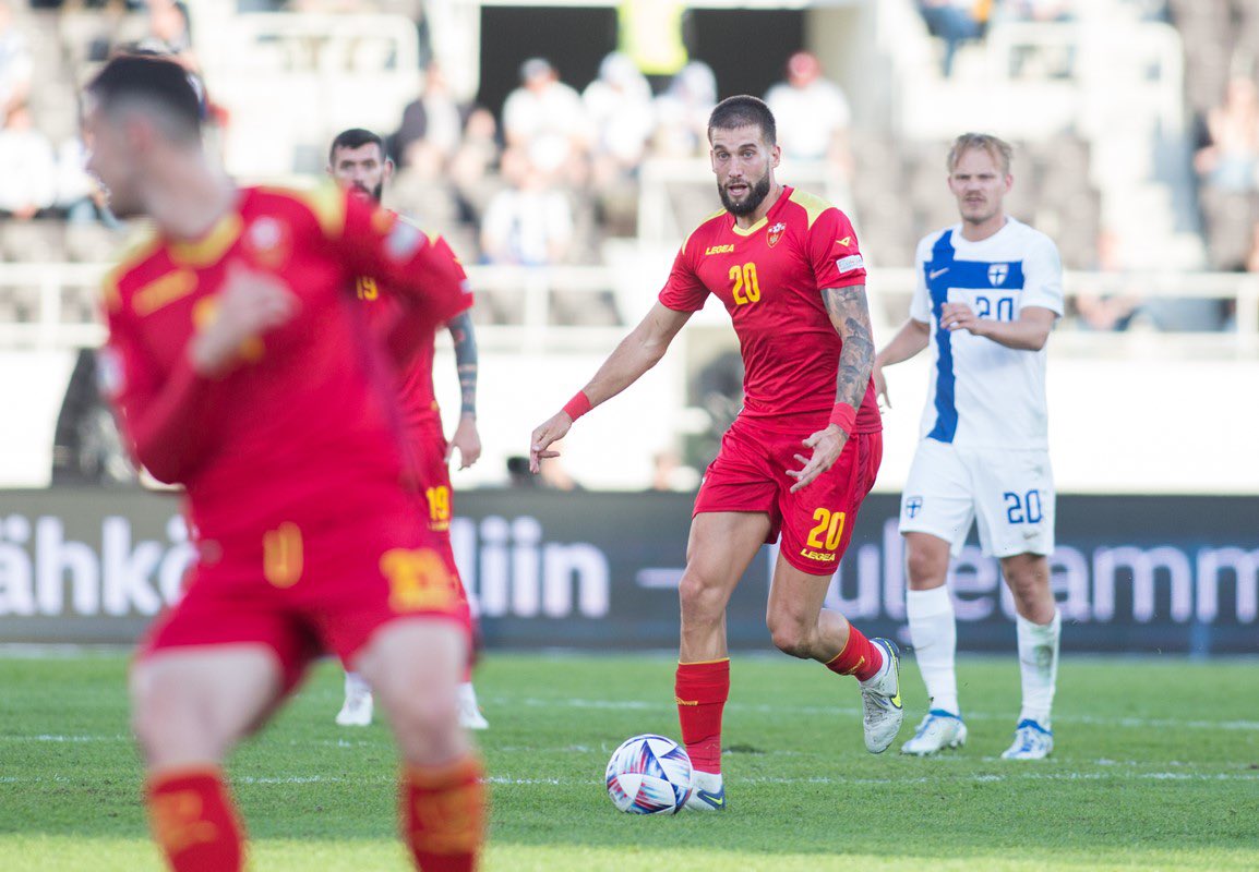 CDTOfficialEN's tweet photo. ⚽️ #NikolaŠipčić in the STARTING XI (90') with Montenegro.
🇫🇮 2 - 0 🇲🇪
Next #UEFANationsLeague game, 11th June v Bosnia & Herzegovina 🇧🇦 in Montenegro.
#FINMON | #InternationalNikolaŠipčić | 📸 https://t.co/0Mjrh1b1vl https://t.co/v7vaTyJT85