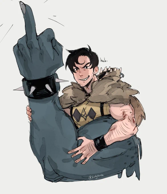 Beowulf is so fun to draw 
#Skullgirls #skullgirlsfanart 