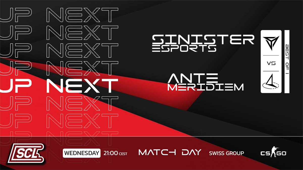 We are less than 24 hours away from seeing our boys on the server in the ranks of <a href="/scleague_net/">SCL.GG</a> in our match versus <a href="/MeridiemGaming/">Ante Meridiem Gaming</a> on Inferno!

See you tomorrow at 21:00 CEST on the server, GLHF!