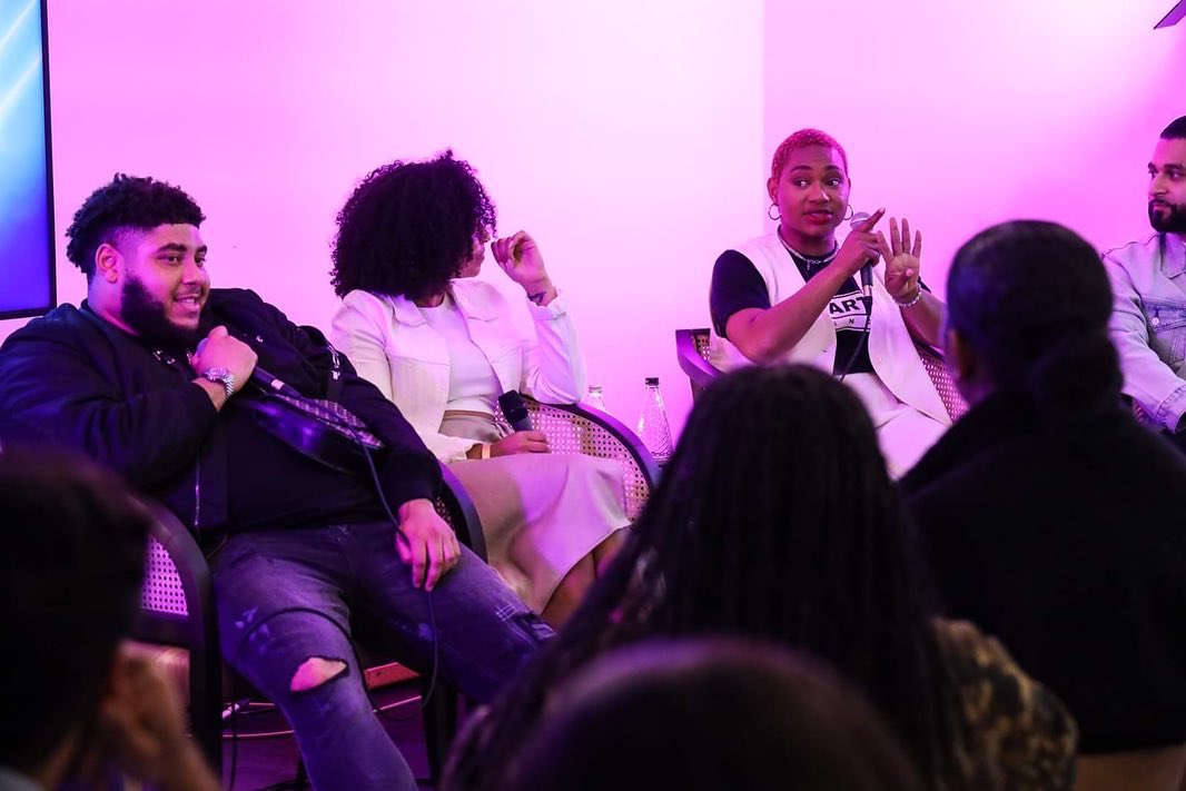TurnUpBC's tweet photo. Our Creative Panel Talk was one for the ages. The creative industries finest, blessed our audience with all the knowledge and insight they have gathered throughout their years of experience 🎙

#CreativeJubilee #LottoGoodCauses 
#PlatinumJubilee #Celebrate2022 https://t.co/Z3daerm7kV