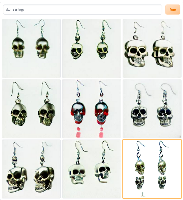 skull earrings tweet media