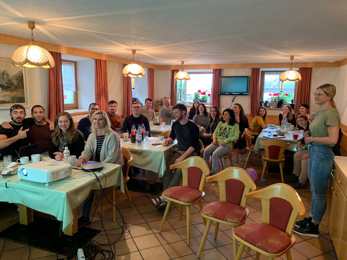 Sporting                               Scientific competition                          ambition
                            🤝
                    #LabRetreat
#ScienceTwitter #AcademicTwitter       #Volleyball #Alps #Competitive