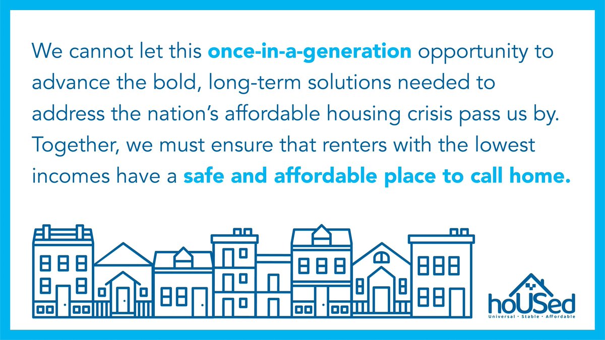 This is the 21st century in the USA. Everyone should have access to a safe, affordable home. Every. Single. Person. #HousingInvestmentsNow #hoUSed