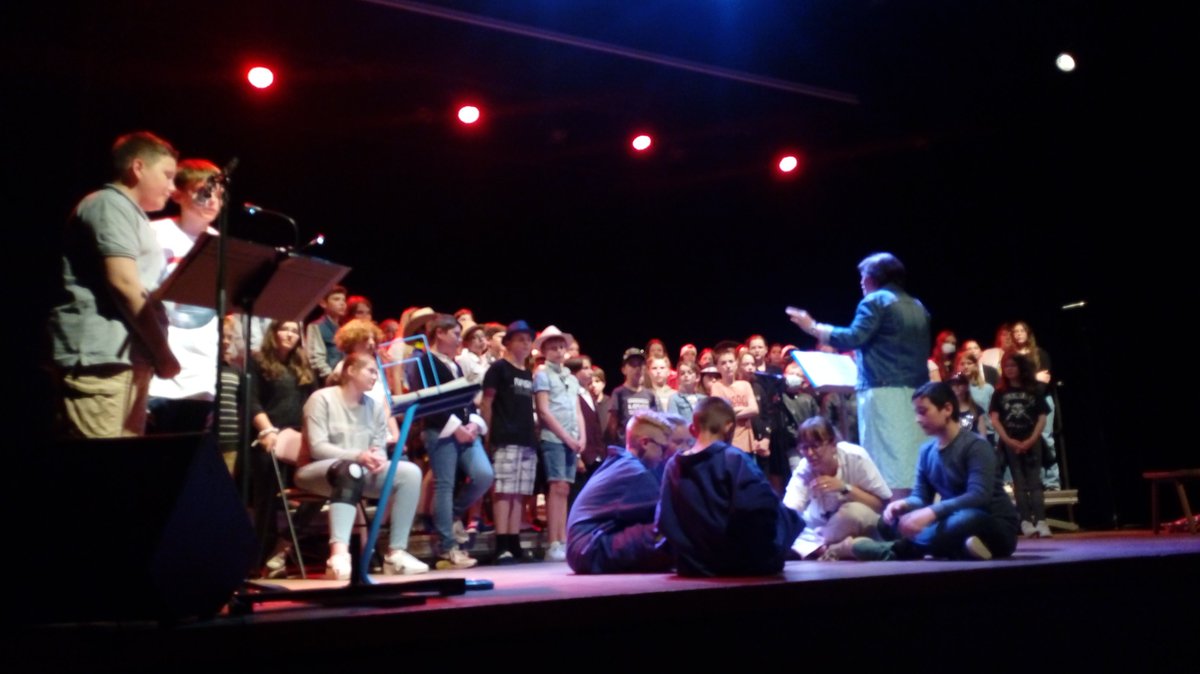 #PEAC Les élèves de la #chorale du <a href="/collegecerisy/">Collège Anne Heurgon-Desjardins</a> ont participé au #FestivalChoral des collèges de <a href="/LaManche50/">Département de la Manche</a>. Un grand bravo aux élèves pour ce très beau spectacle et bravo à Mme Jannequin et à tous les professeurs d'#ÉducationMusicale ! 👏👏👏 <a href="/daac_normandie/">DAAC-Normandie</a> <a href="/dsden50/">DSDEN 50</a>