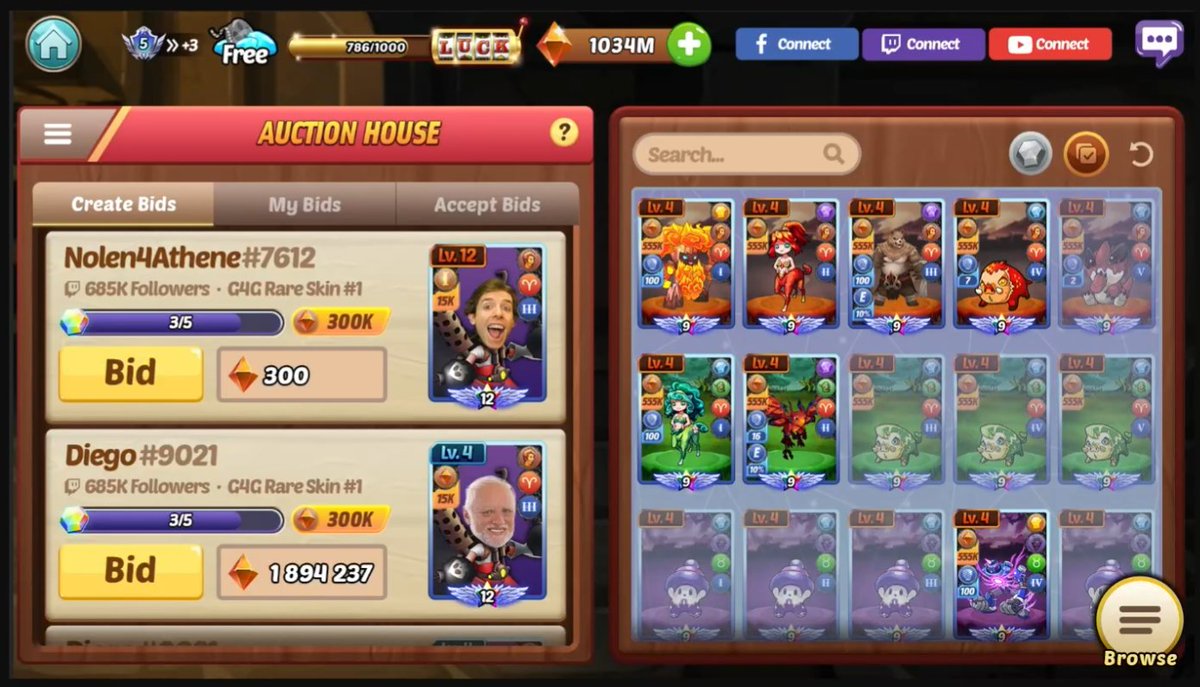 Preview of the new Auction House Interface for NFTs, which will come with the next Expansion! 

You will be able to browse NFTs like on Opensea and be able to bid with Crypton 🔥
Learn More: youtube.com/watch?v=9dTpWp…