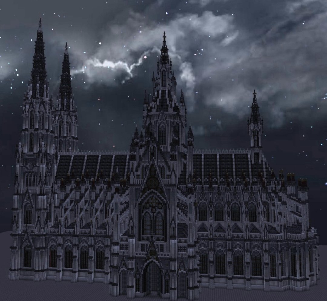 xHisoka8's tweet photo. Gothic Cathedral 

Build on @BuildersRefuge 

#Minecraft #Minecraftbuilds #Minecraftart #minecraft建築コミュ https://t.co/jdcrS1lviq