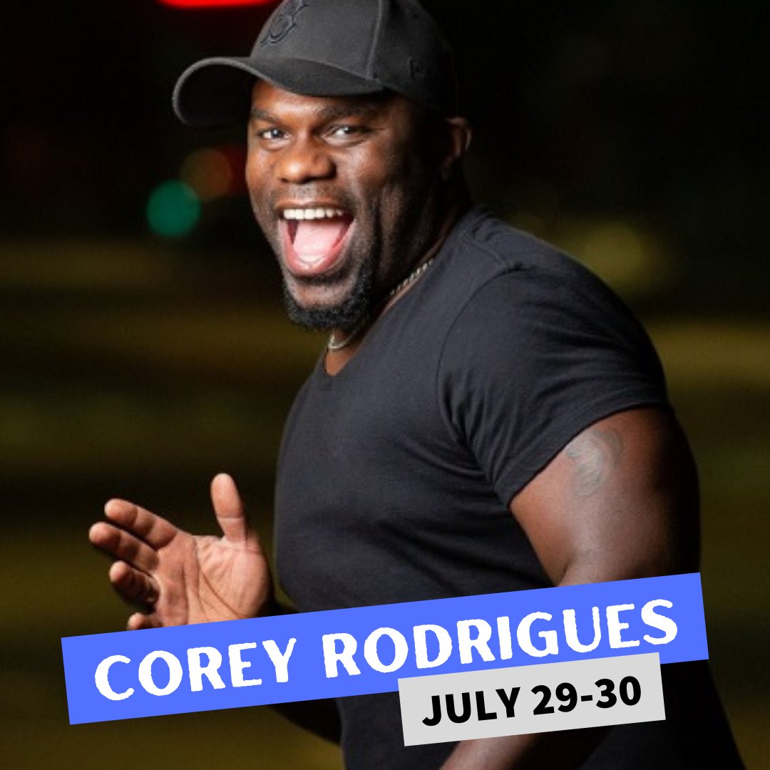 Comedy Connection (@cmdyconnection) on Twitter photo Now on sale! <a href="/coreyrodrigues/">Corey Rodrigues</a> July 29-30 Get your tickets here - bit.ly/3xtTKaA #comedyconnection Now on sale! <a href="/coreyrodrigues/">Corey Rodrigues</a> July 29-30 Get your tickets here - bit.ly/3xtTKaA #comedyconnection