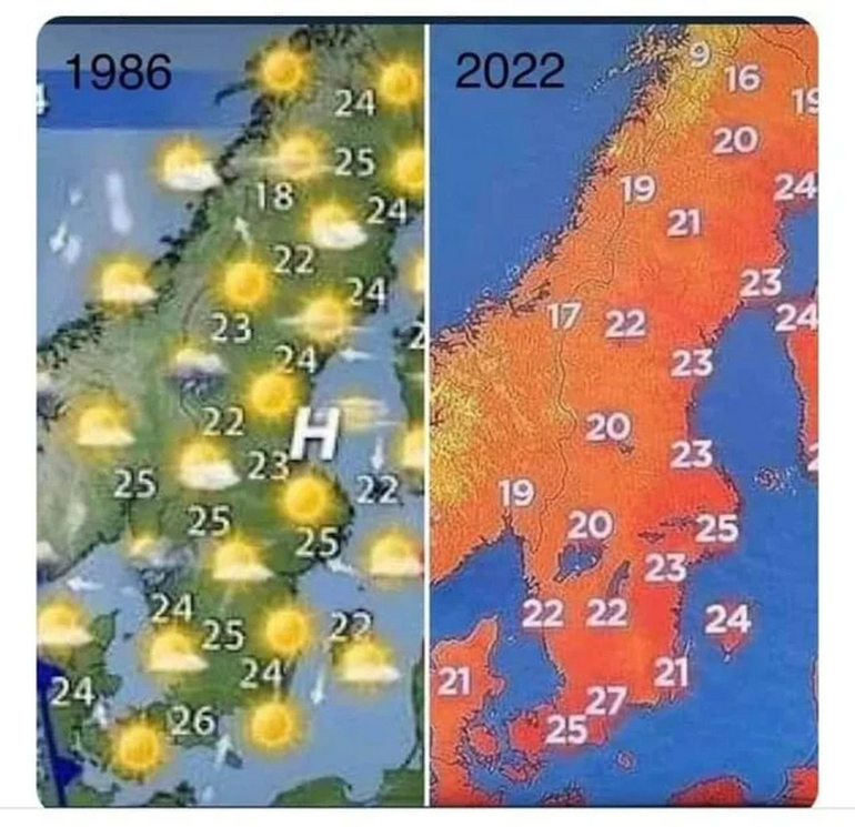 "En 1986 lo llamábamos Verano. Hoy solo tienen que colorear el mapa de rojo para lavarte el cerebro "