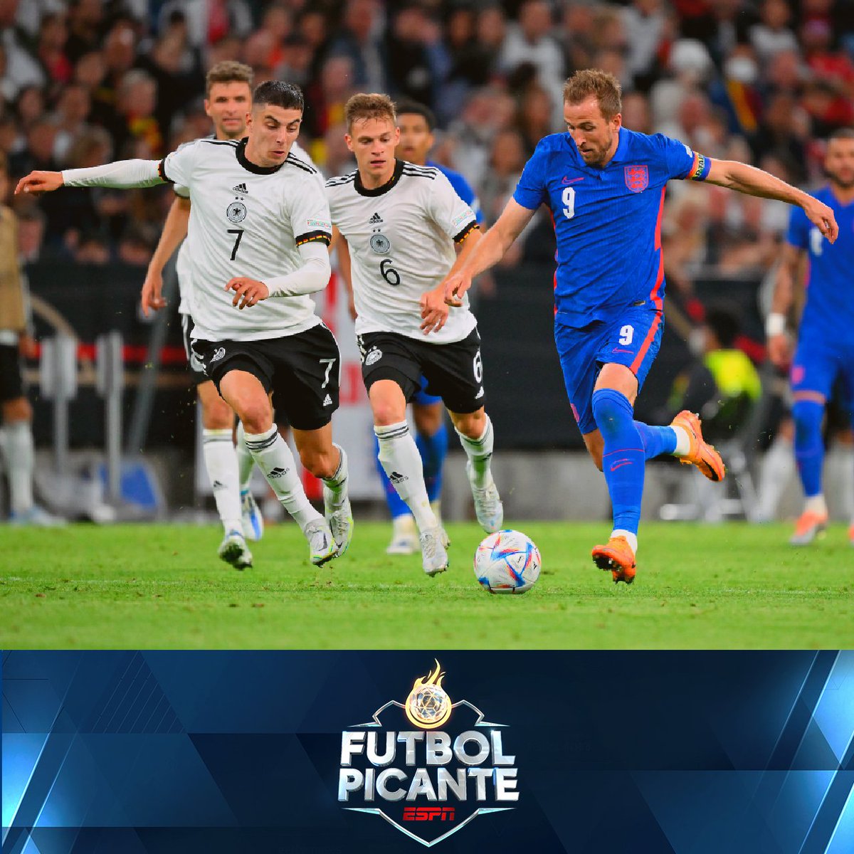futpicante's tweet photo. ¡SIGUEN SIN GANAR! 😱

🏴󠁧󠁢󠁥󠁮󠁧󠁿 Inglaterra y Alemania 🇩🇪 igualaron a uno y no han podido conseguir los tres puntos en este arranque de la #NationsLeague.  

https://t.co/3H3ZFiHcqC https://t.co/kg7VMSbLSW
