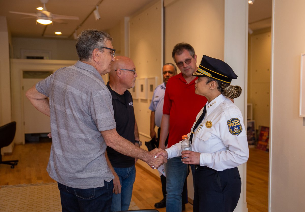 PhillyMayor's tweet photo. By sharing their concerns as well as issues they’ve identified, we’ll be able to evaluate our safety plan and look for ways not only to improve the safety of residents and visitors in the area but also to protect the vibrancy and culture of this community. https://t.co/hqTG2cI2iX