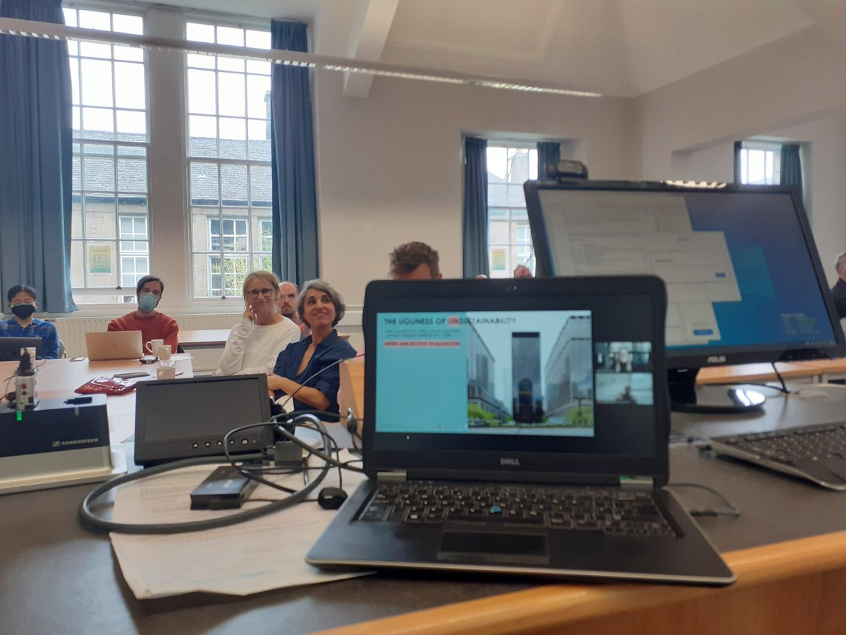 We spent the morning defining specific measures we can take to adapt our programmes to the urgencies posed by the climate crisis. Thank you <a href="/SofiePelsmakers/">Sofie Pelsmakers</a> for the thoughtful provocation! <a href="/ESALAdeclares/">ESALA Climate Action</a>