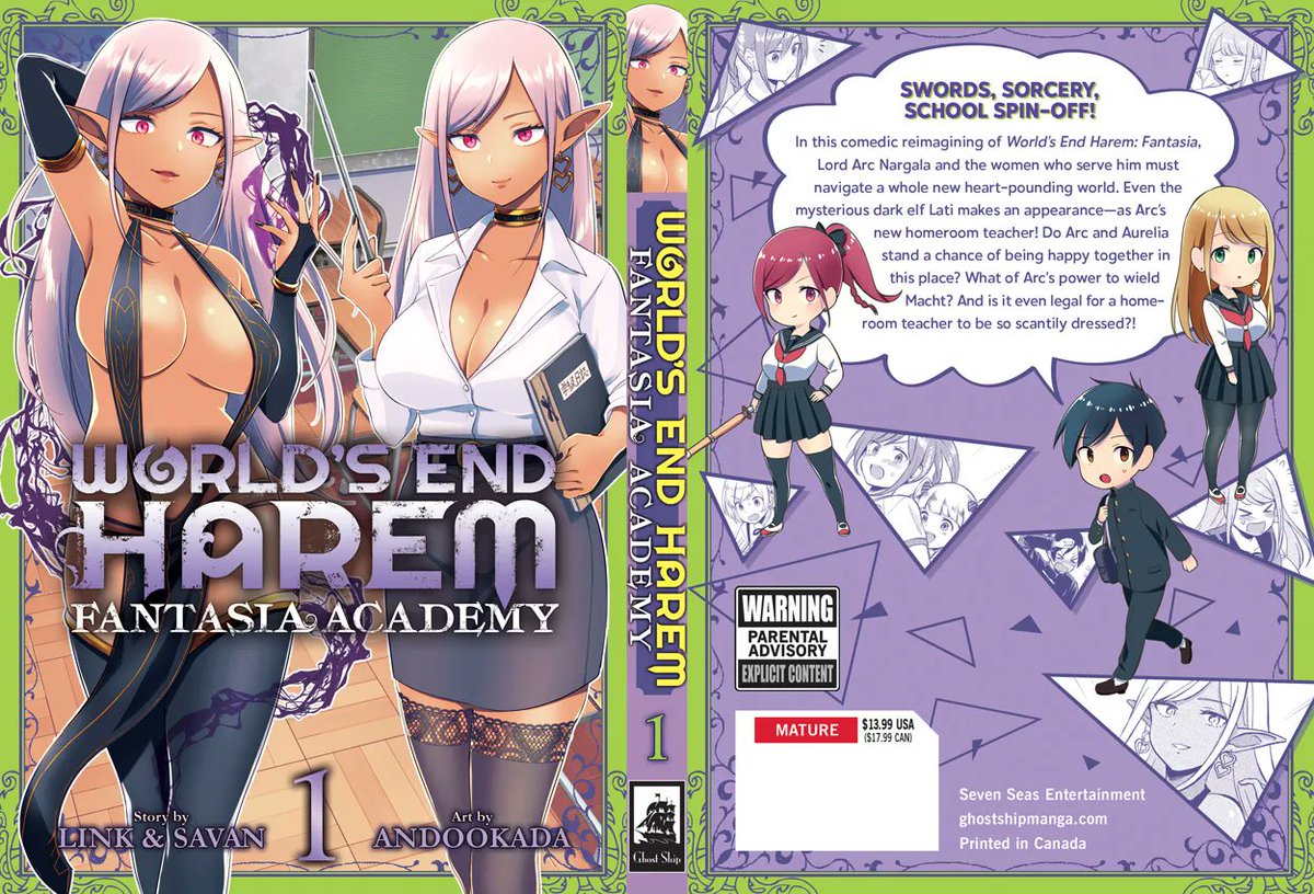 Seven Seas Entertainment on X: WORLD'S END HAREM: FANTASIA Vol. 3, LINK  and SAVAN, erotic and apocalyptic fantasy by writer of bestselling WORLD'S  END HAREM, $13.99, Mature Audiences