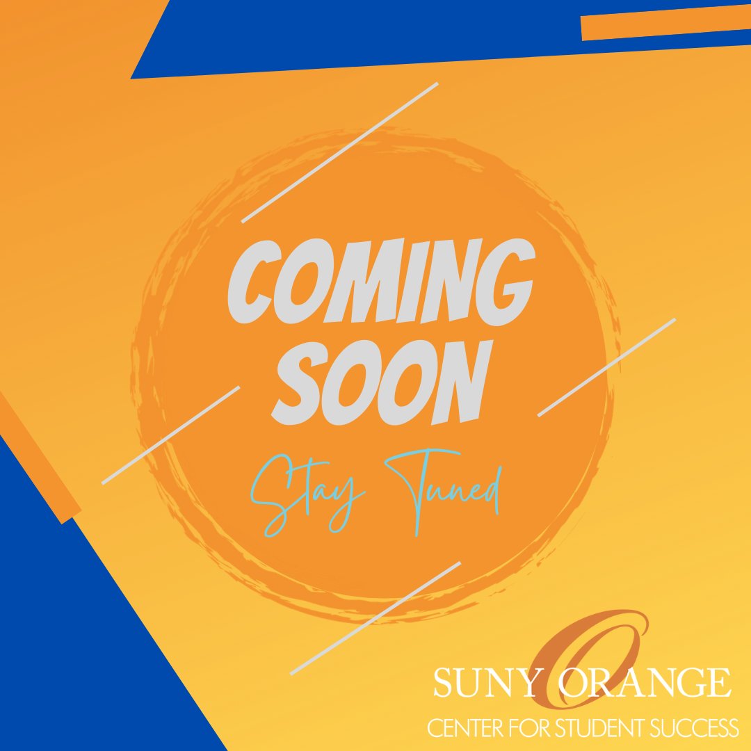 SUNY_OrangeCSS's tweet photo. @SUNY_OrangeCSS has opened an @instagram account! More postings to come, go check us out and give us a follow! 
https://t.co/jaQa6m8k4v #SOStudentSucccess #CSS #CenterforStudentSuccess https://t.co/6CGqnBWqsN