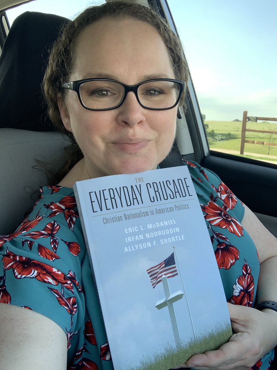 Alisa Hicklin Fryar (@akhicklin) on Twitter photo I rarely offer book recs, but I have a good one here! You gotta get my friends’ book on the role of Christian nationalism in American politics! It’s so good! <a href="/EricLMcDaniel/">Eric L McDaniel</a> <a href="/Shortle/">Allyson Shortle</a>
The Everyday Crusade a.co/gIYkN8a I rarely offer book recs, but I have a good one here! You gotta get my friends’ book on the role of Christian nationalism in American politics! It’s so good! <a href="/EricLMcDaniel/">Eric L McDaniel</a> <a href="/Shortle/">Allyson Shortle</a>
The Everyday Crusade a.co/gIYkN8a