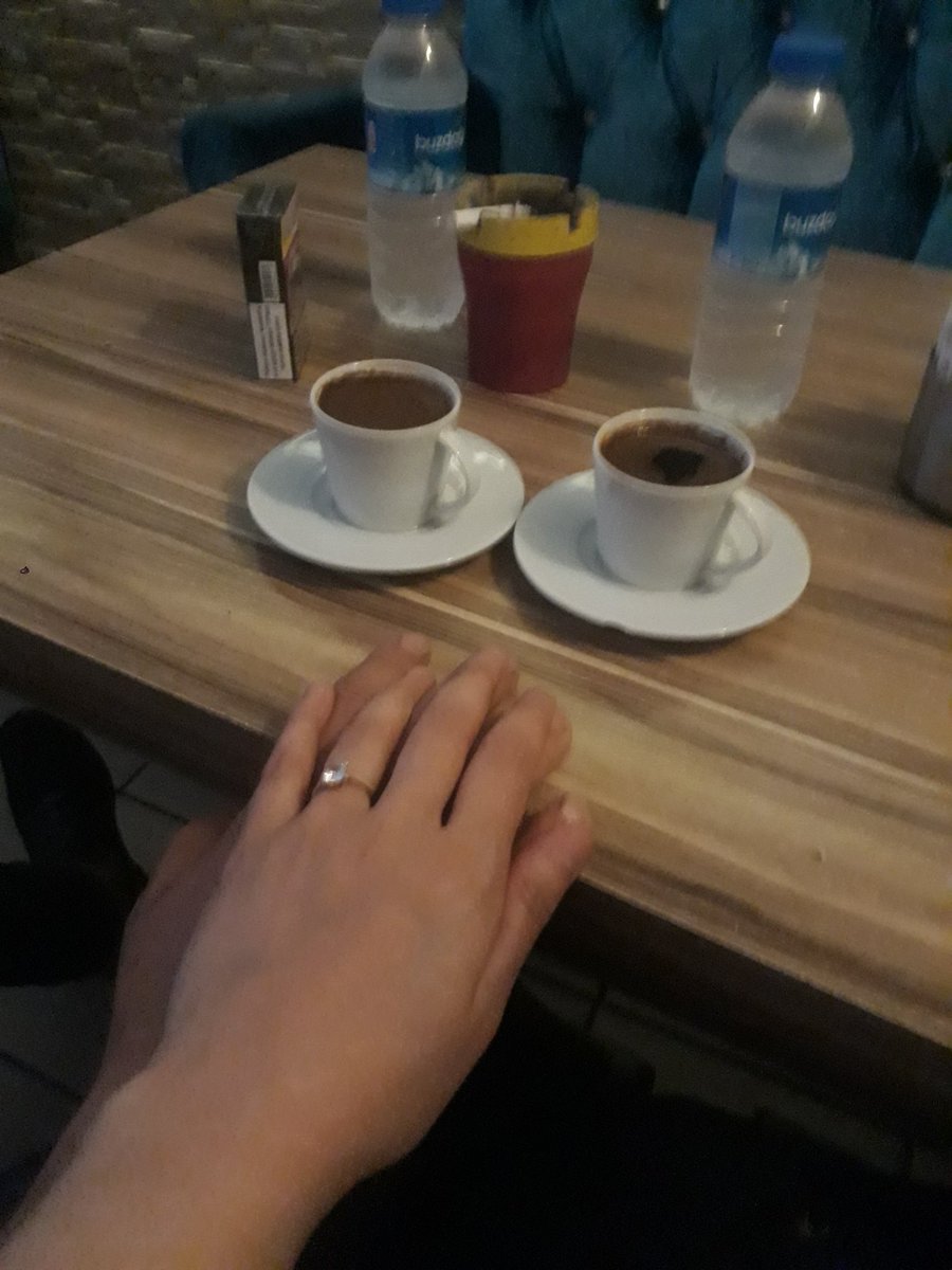 Aşk'la kahve keyfimiz...