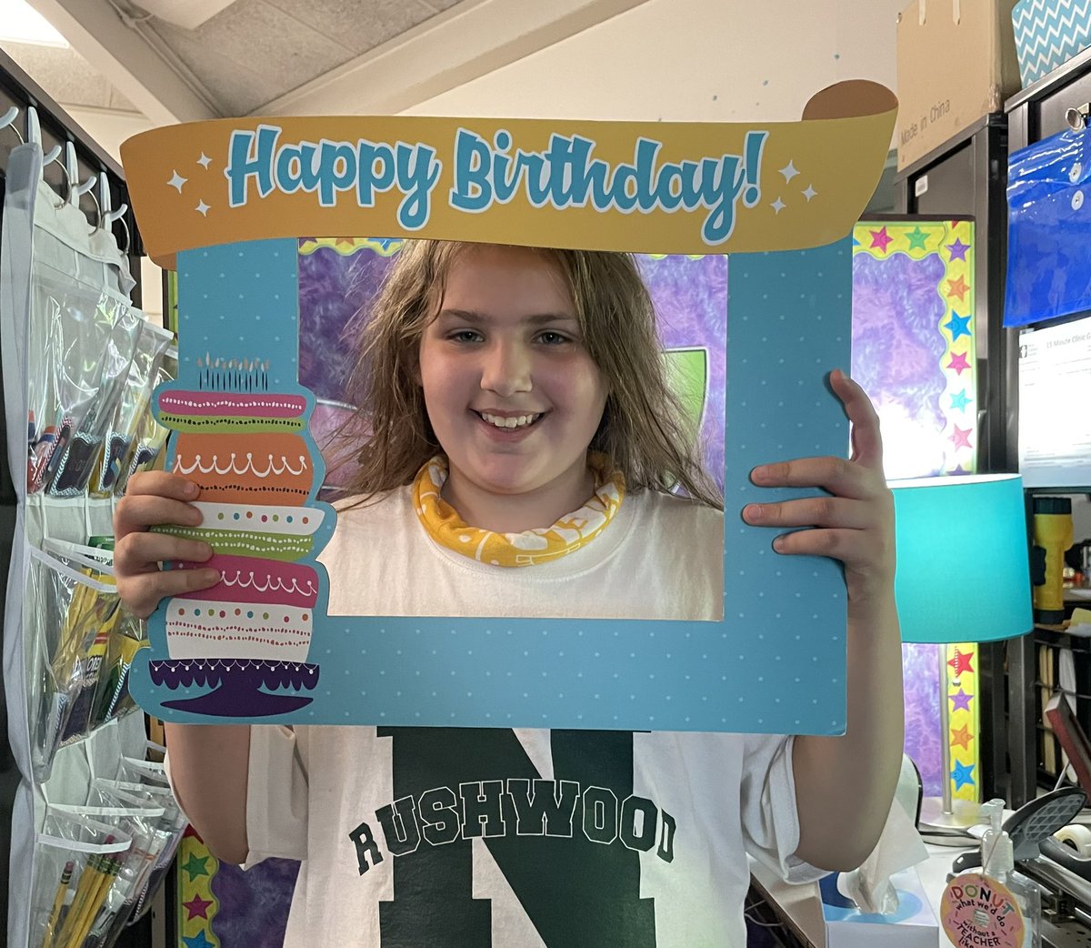 What better way than to celebrate the last day of school than with one more final birthday! Happy birthday to one more sweet girl on her final day of third grade!