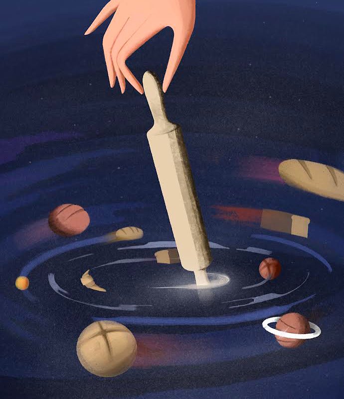 PepeSerra's tweet photo. Como fan número 1 del buen pan, os presento mi ilustración para la #revistapan #13 de @librosconmiga y @COLECTIVOLAPEPA . Genial revista y magnífica portada de #IsidroFerrer
. No os la perdáis! https://t.co/3AVkB5rPAl