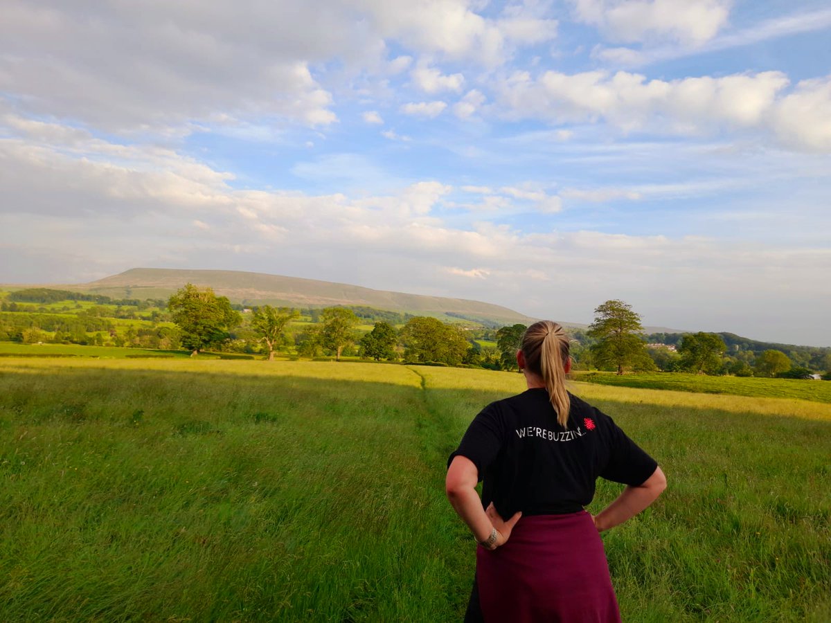 sarahhammo_80's tweet photo. Tuesday evening walk along the River Ribble and a cheeky drink to finish off.  Can't beat the views around here #Chatburn #Grindleton #Sawley #Lancashire https://t.co/xmu115bFoo