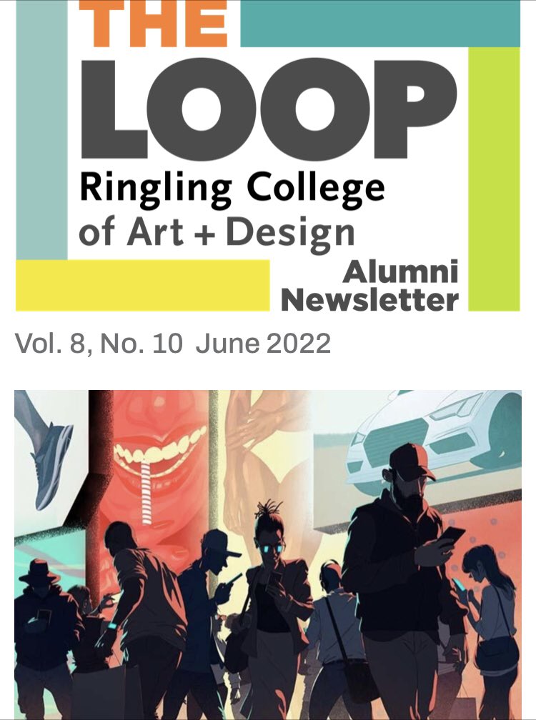 Learn more about #RinglingAlumni, freelance illustrator, and #ringlingcollege full-time faculty member Michael Marsicano <a href="/copper_halo/">Michael Marsicano</a> in THE LOOP, your monthly enewsletter😊 Didn’t get your copy? Email alumni@ringling.edu