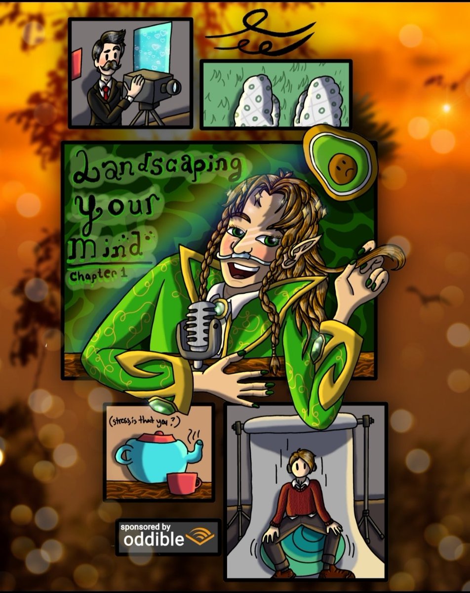thedoctorbasil's tweet photo. Fanart of the best audible ad out there! https://t.co/UPa9Vbx3c9