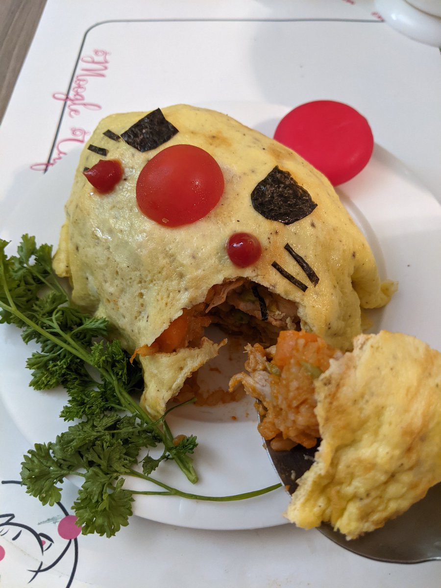 mooglecafe's tweet photo. We remade our omurice dish! It's so cute and delicious!
#moogle #mooglecafe #FinalFantasy https://t.co/5Kx3svyIDb