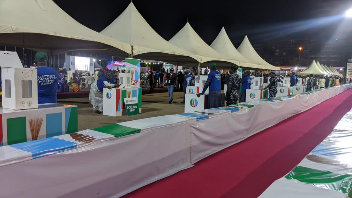 RadioNow953FM's tweet photo. #APCDecides:
Ballot boxes are being set up for the elections.
Stay connected, tune in to 📻95.3fm, or listen live on https://t.co/Zh7Nop7Bxb
#radionow953fm
#apcdecides2023
#APCPrimaries
@KadariaAhmed https://t.co/7D8JNm3QaA