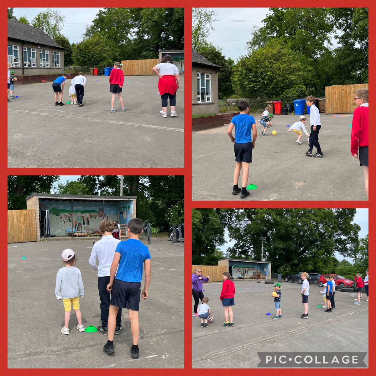 Our Big Buddies rising to the challenge of looking after their new P1 buddies. An active afternoon with <a href="/ClairePeebles1/">Claire Peebles</a> and some time spent in the woodlands too. #transition #rolemodels #readyforschool