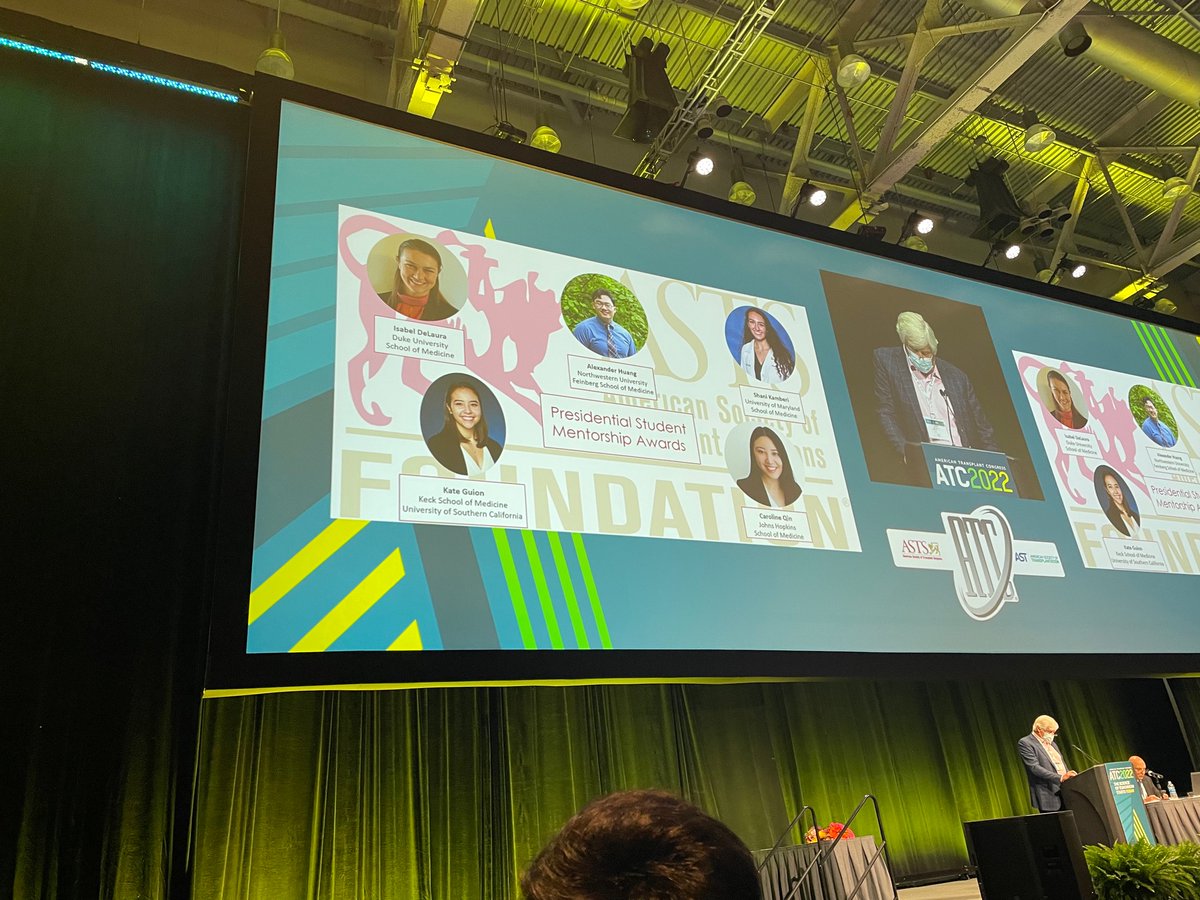 Very grateful to have received the <a href="/ASTSChimera/">ASTS</a> Presidential Student Mentorship Award to evaluate antibody and B cell kinetics in allosensitized NHP following IdeS administration! Excited to continue my third year research in the Knechtle Laboratory. #ATC2022Boston 
<a href="/ATCMeeting/">AmericanTransplantCongress</a>
