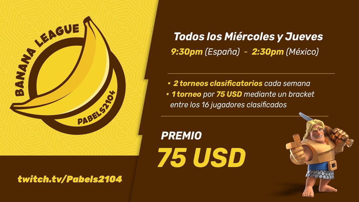Pabels2104 (@pabels2104) on Twitter photo Volvemos otro mes!! y esta vez con 75$! Mañana empezamos con los primeros clasificatorios. Requisitos:
- Seguir a <a href="/AntonioSamper9/">Antonio Samper</a>
- Darle Fav y RT a la publicación Volvemos otro mes!! y esta vez con 75$! Mañana empezamos con los primeros clasificatorios. Requisitos:
- Seguir a <a href="/AntonioSamper9/">Antonio Samper</a>
- Darle Fav y RT a la publicación
