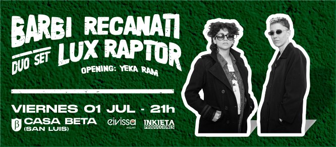 🙌🏼<a href="/barbirecanati/">Barbi Recanati</a> y <a href="/rwaptor/">luxraptor</a>🙌🏼
💜Vuelven a San Luis!
🎤Opening: <a href="/yekaram/">Youssef karam</a> 

📆01 JULIO
📌Casa Beta -Lavalle 1521
 🎟️Tikets: Link en Bio!

😅Se viene Julio y no es Iglesiaaaass!

#BarbiRecanati #LuxRaptor #YekaRam
#InkietaProducciones #Inkietades #Música #MúsicaEnvivo #SanLuis