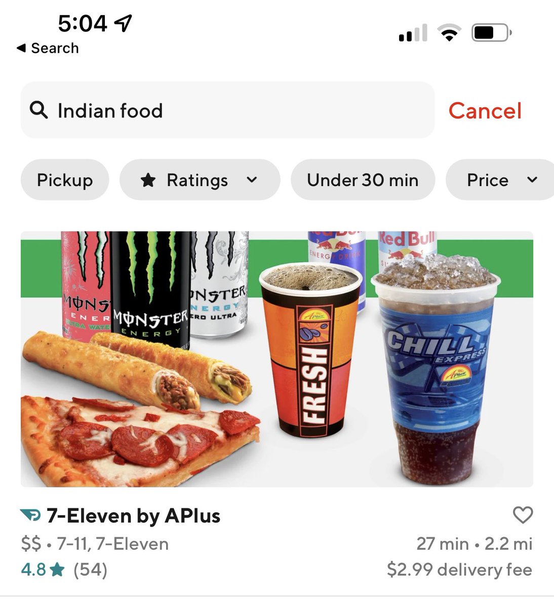 _civildefiance's tweet photo. So uh… @DoorDash … what’s up with this being the first recommendation that pops up 🙃 https://t.co/Qa7n6PAZzv