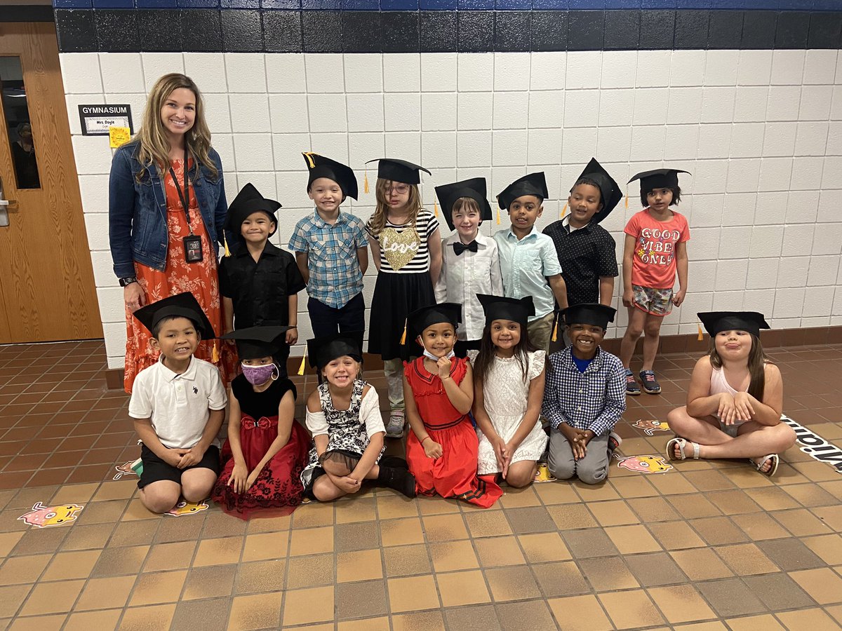 PC Kindergarten graduation was a huge success. We had a special song, cardio drumming and yummy snacks!🧑‍🎓 Class of 2034 is ready for first grade! <a href="/WOPublicSchools/">West Ottawa Public Schools</a> <a href="/MrsMassWOPC/">Elizabeth Mass</a>