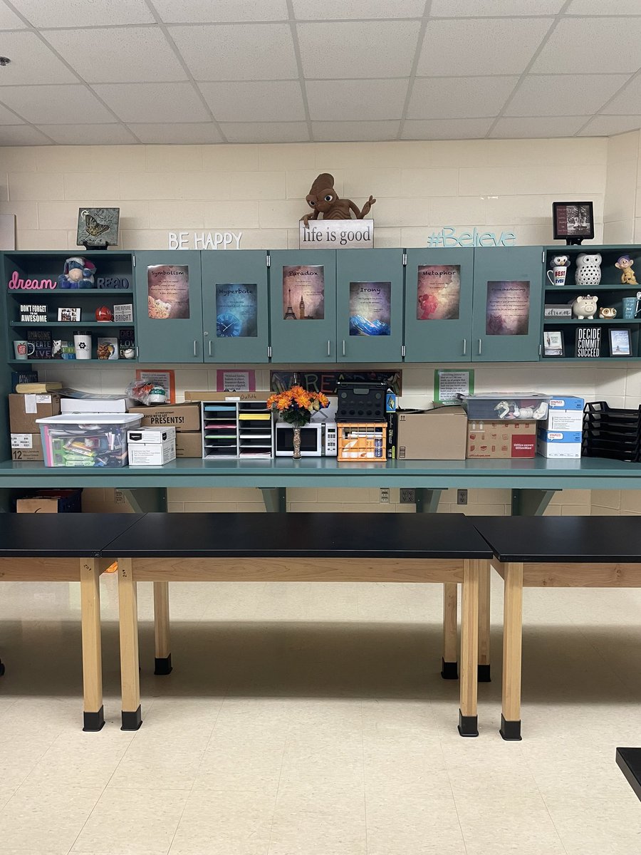 The book cases empty, the walls bare, all proof of teaching and learning boxed up. That end-of-year silence, that time to look around at what was, those moments of reflection. Before the lights go out, I remember the students who walked these last 180 days with me, and I smile.