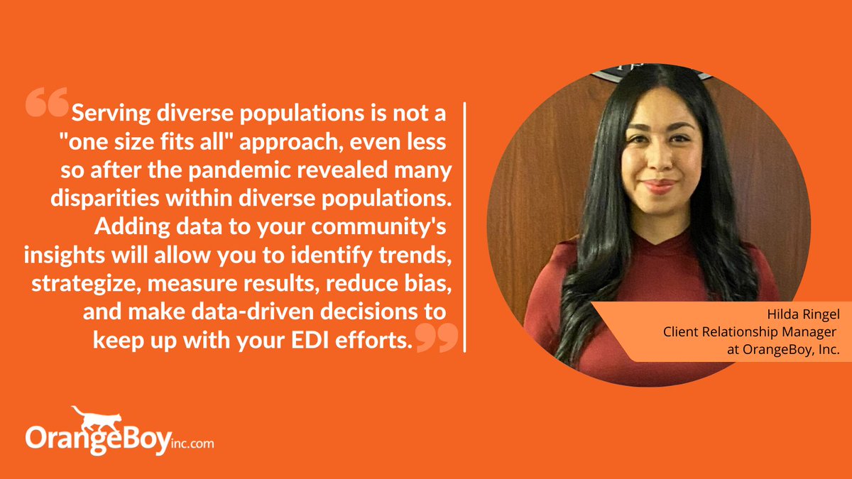 OrangeBoyInc's tweet photo. Join us tomorrow to hear how our #publiclibraries are promoting equity, inclusion, and offering support and services to their diverse communities in a variety of ways! Register Now: https://t.co/b4yWVUtS2j
#EDI #Diversity #Data #LibraryMarketing #TeamTuesday #OrangeBoyDifference https://t.co/4inqENAAF6