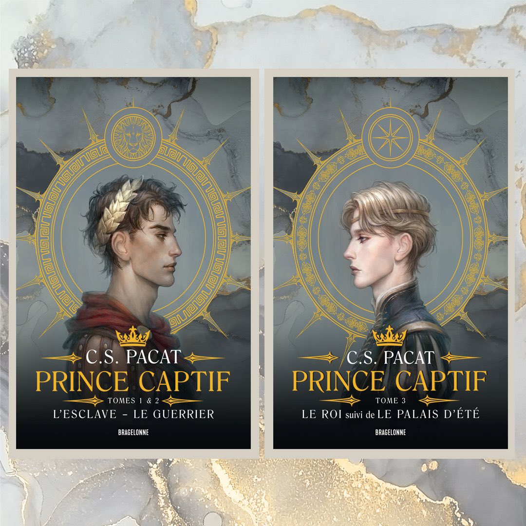 New French collected edition of #CaptivePrince out July 6!

Featuring stunning cover art by <a href="/lenyan_art/">len-yan</a> - the artist who created the incredible #DarkRise covers.

Les trois tomes de Prince Captif, écrit par <a href="/cspacat/">C.S. Pacat</a>, paraîtront le 6 juillet dans une magnifique nouvelle édition⚔️