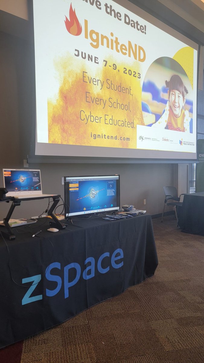 Loved participating in the IgniteND conference and sharing this incredible technology with leaders in North Dakota! <a href="/zSpace/">zSpace</a>