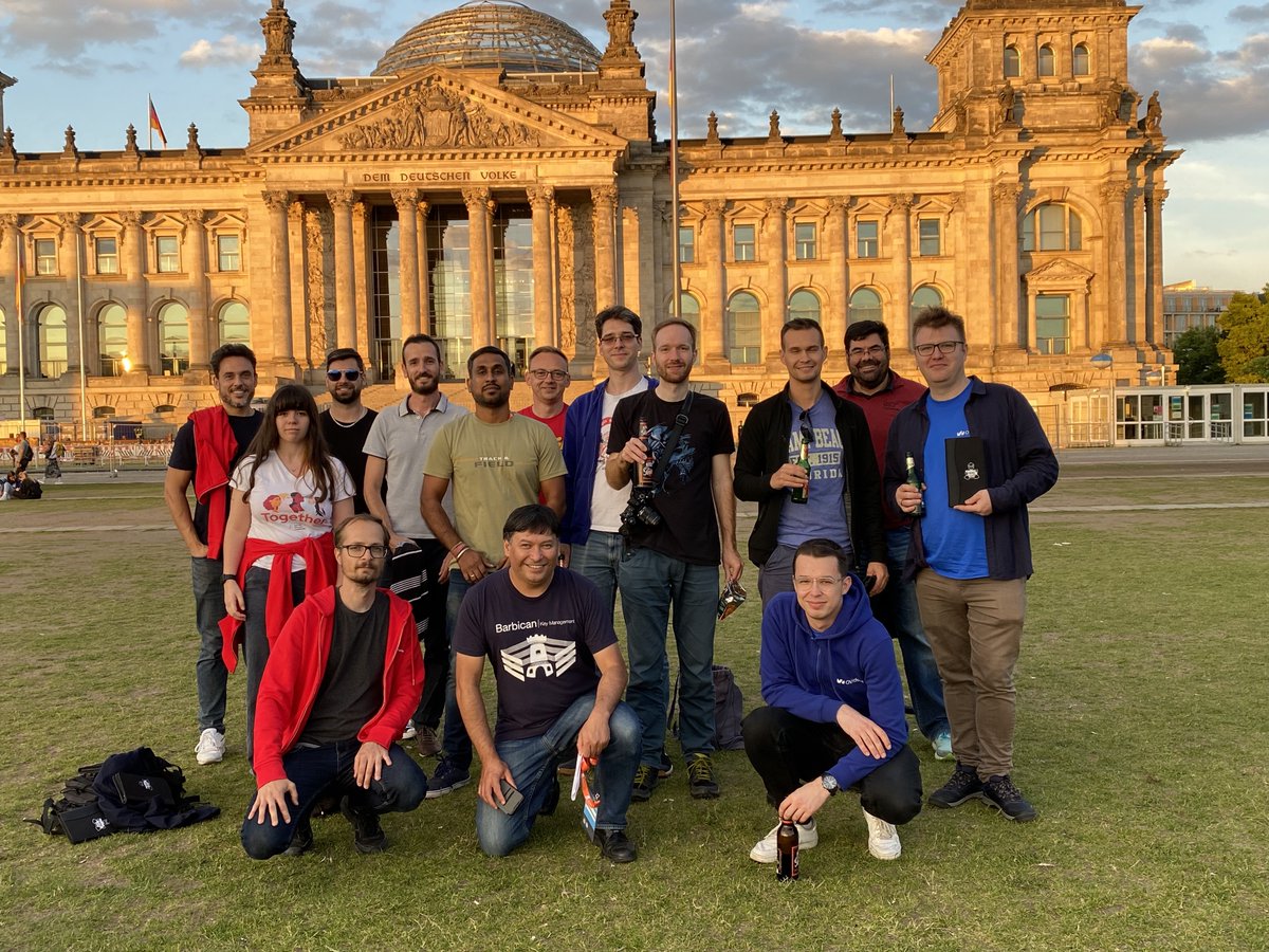 Thanks everyone who attended tonight's scavenger hunt in Berlin. The first of the 10 teams to reach the end was <a href="/OVHcloud/">OVHcloud</a> .