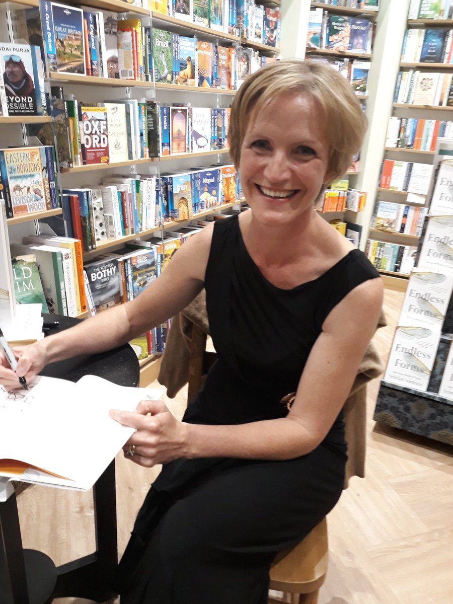 Lovely evening with my clever friend <a href="/WaspWoman/">Prof Seirian Sumner</a> for the launch of her new  book, Endless Forms. (Sometimes she dresses up as a wasp, but not tonight.)