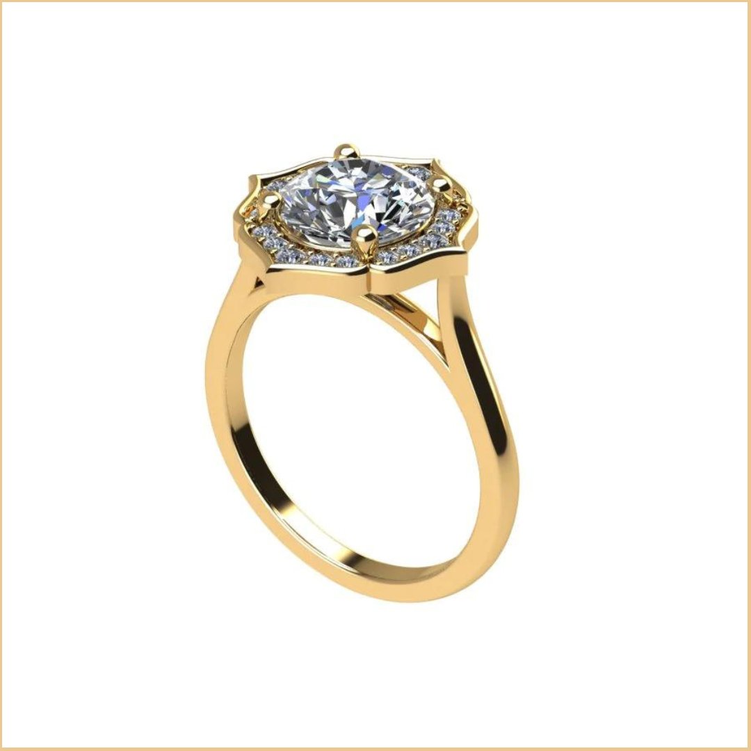 LLJewellers's tweet photo. A stunning lab-grown brilliant cut diamond surrounded by a vintage-inspired quatrefoil halo of shared-prong set diamonds on a delicate band.

shop here https://t.co/rJzQwxXW0A

#ring #engagement #Diamond #engagementring #Vancouver #Canada https://t.co/teFSgs3dlS