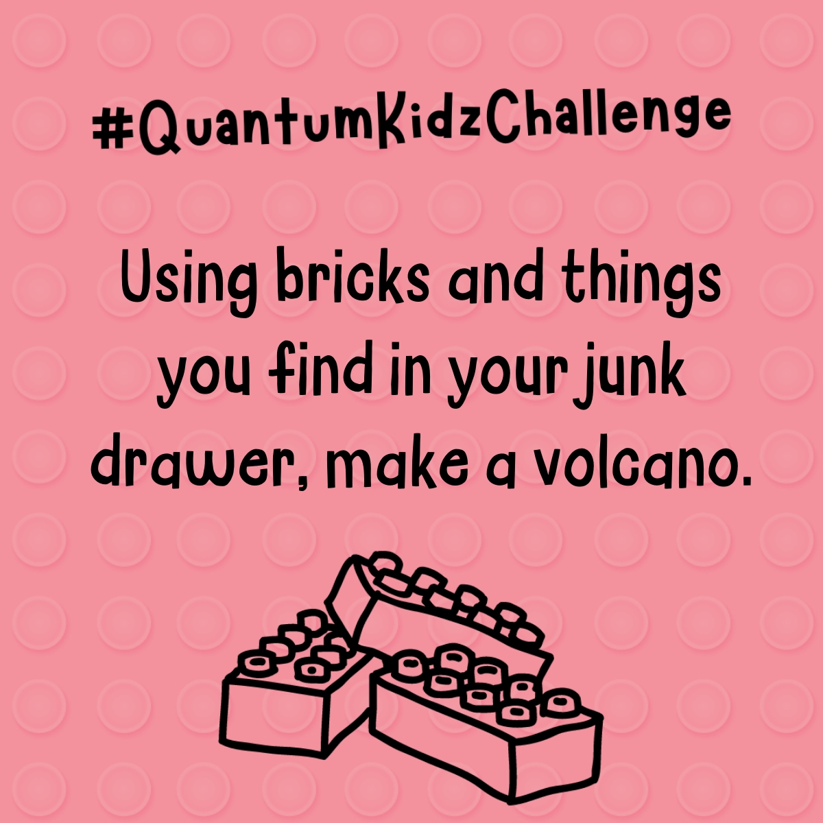 QuantumKidz1's tweet photo. Empower your child's imagination &amp; problem solving skills with this fun STEAM challenge.  All you need are a few LEGO bricks &amp; some creativity! Snap a picture of your kiddo's finished work and tag it with #QuantumKidzChallenge. https://t.co/jzbZGLXrTJ