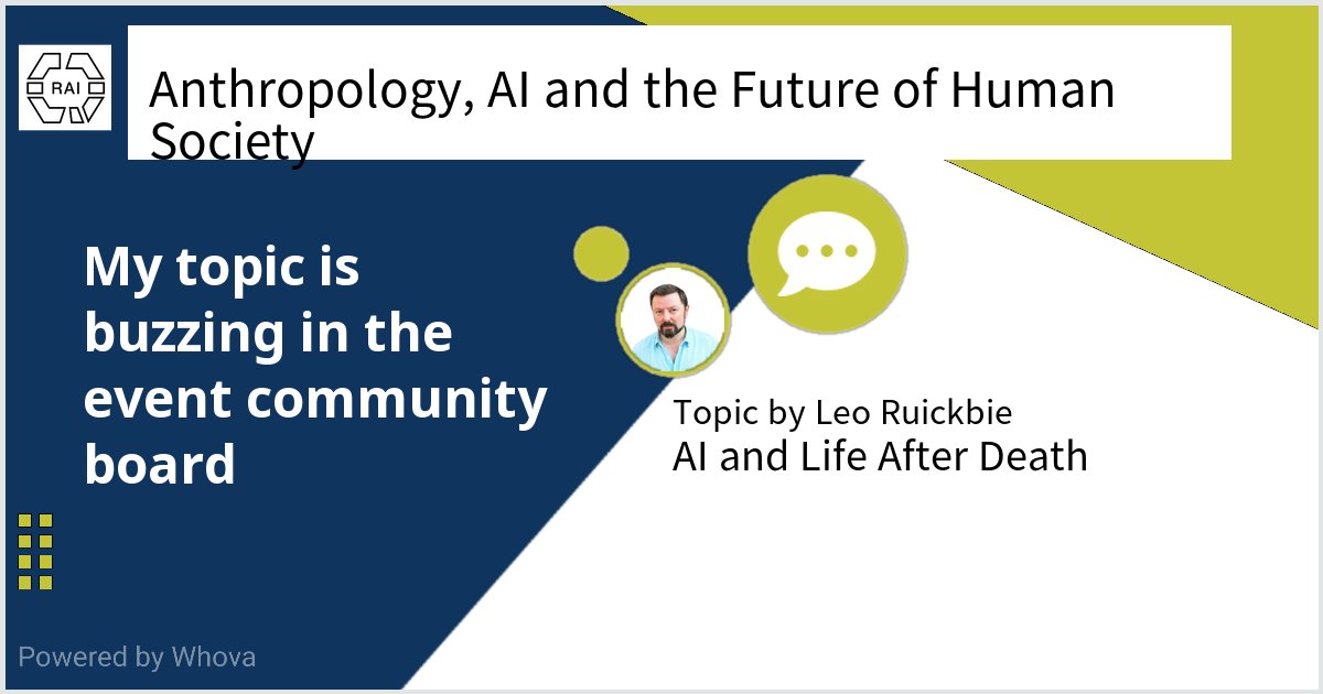 Wow, my thread is on fire! 🔥🔥🔥 Check out the discussion on the event app. #RAI2022 <a href="/RoyalAnthro/">The RAI</a> - via #Whova event app