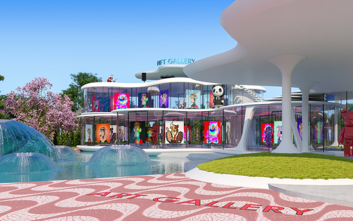 Thank you for 20,000 followers. Landz is a once-in-a-lifetime opportunity to buy one of 3 classes of Metaverse real estate assets: Mansion, Art Gallery or your own Headquarter. #Landz