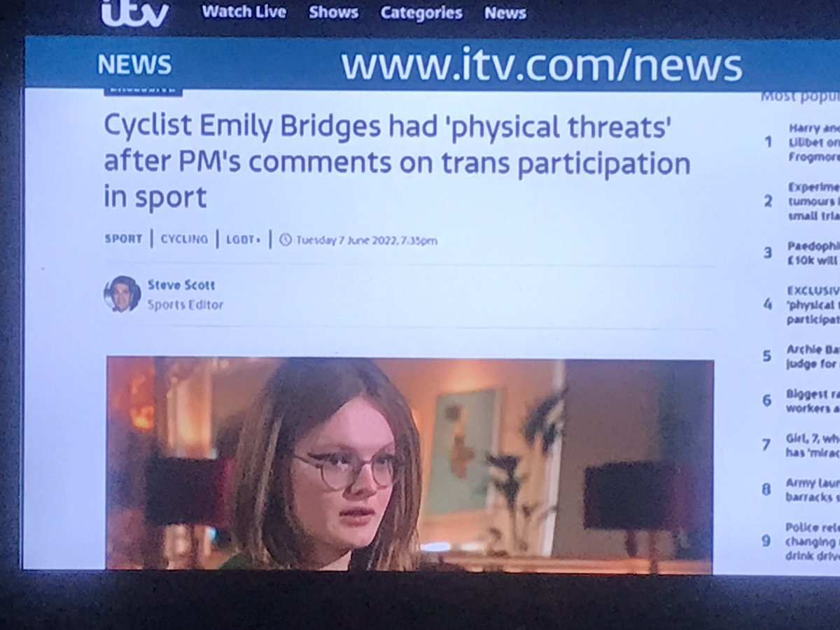 There’s the headline. It’s all about shucking #Boris. #EmilyBridges is just this weeks #NazaninZaghariRatcliffe Sick to death of @itvnews  Hey @Ofcom do your job and clean these ghouls up.