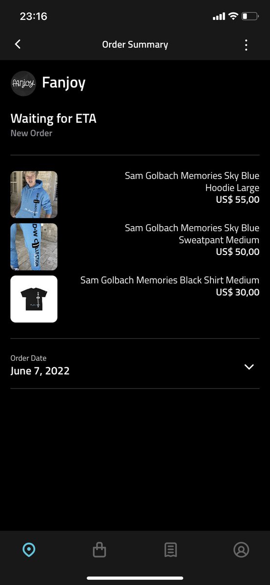 MartinWikmark's tweet photo. Supporting the bro @SamGolbach 🤘🏻🖤 https://t.co/2hW3wO9EIo