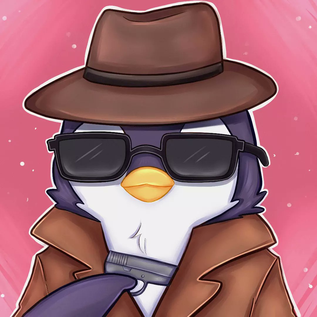 Katline_Work's tweet photo. Mr. Penguin, the secret agent is gonna catch you up ๐ DUBI DUBIDUBA DUBI DUBIDUBA
#nftart #cartoonpfp #drawing #cuteart https://t.co/iORXbOSLhp