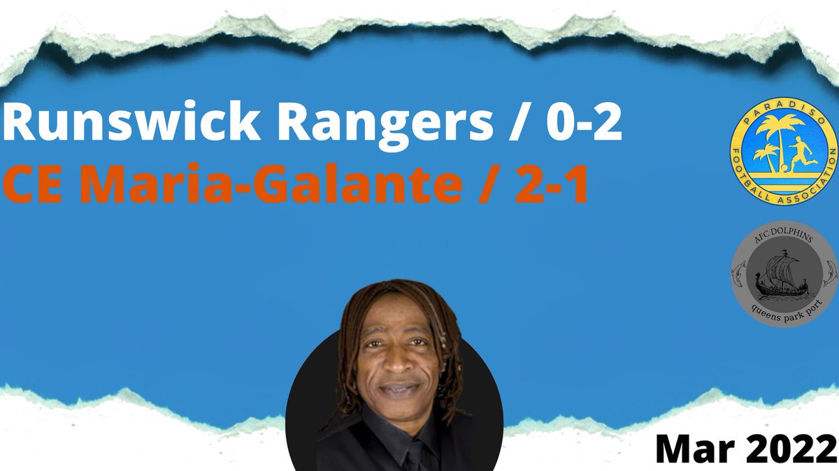 afcdolphins's tweet photo. March 2022

(H) Runswick Rangers / 5 Mar / 2-2 / Liga Paradiso 2
(A) CE Maria-Galante / 19 Mar / 1-2 / Liga Paradiso 2 https://t.co/Mcwiy0runC